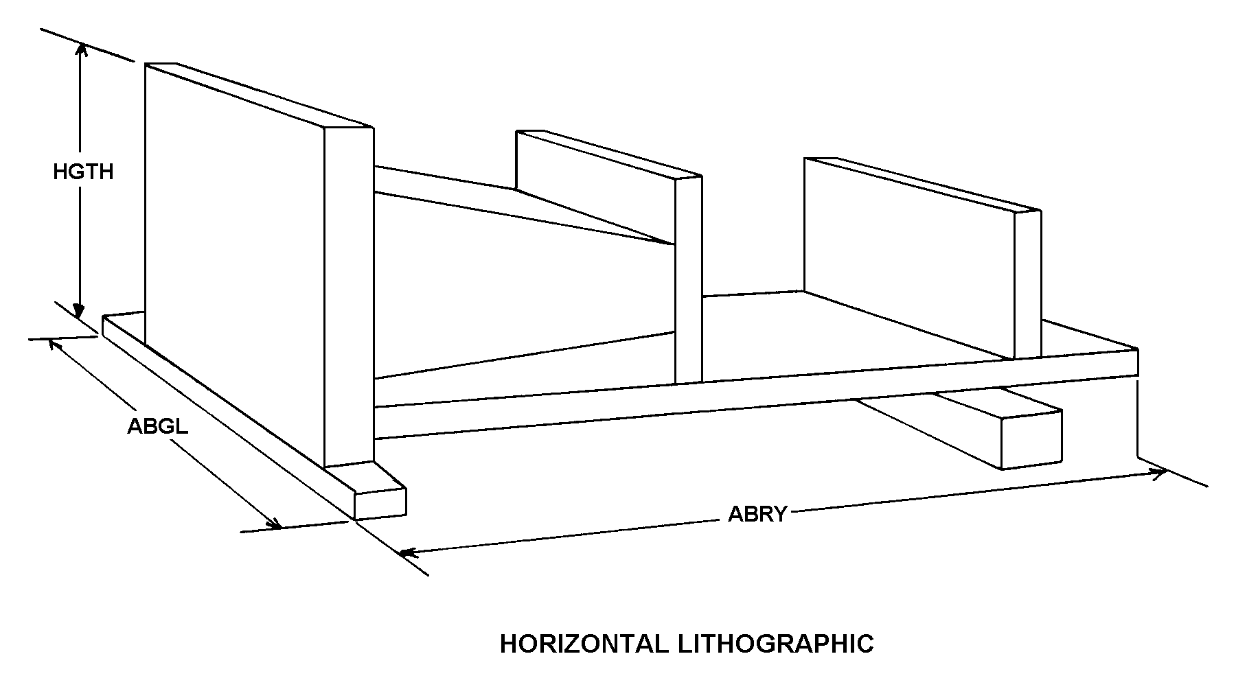 HORIZONTAL LITHOGRAPHIC style nsn 3610-00-948-8043