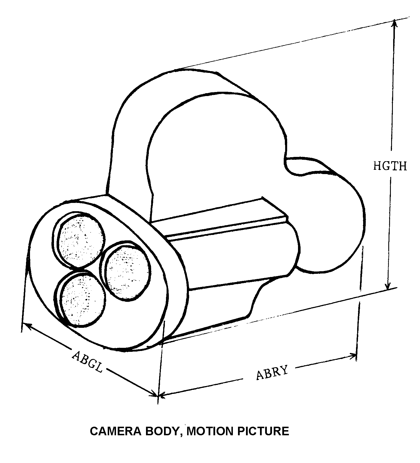 CAMERA BODY, MOTION PICTURE style nsn 6710-01-573-8266