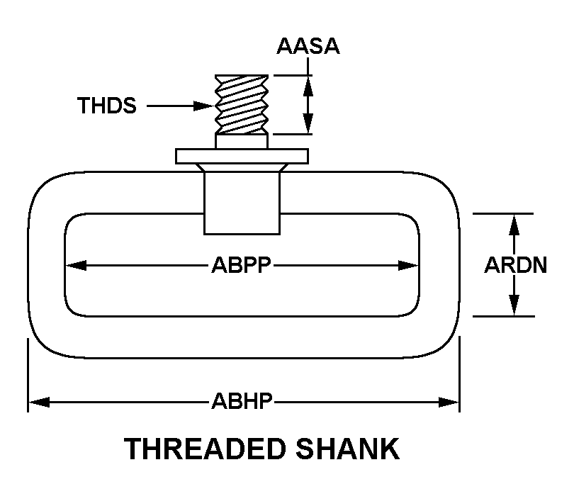 THREADED SHANK style nsn 1005-01-105-9578