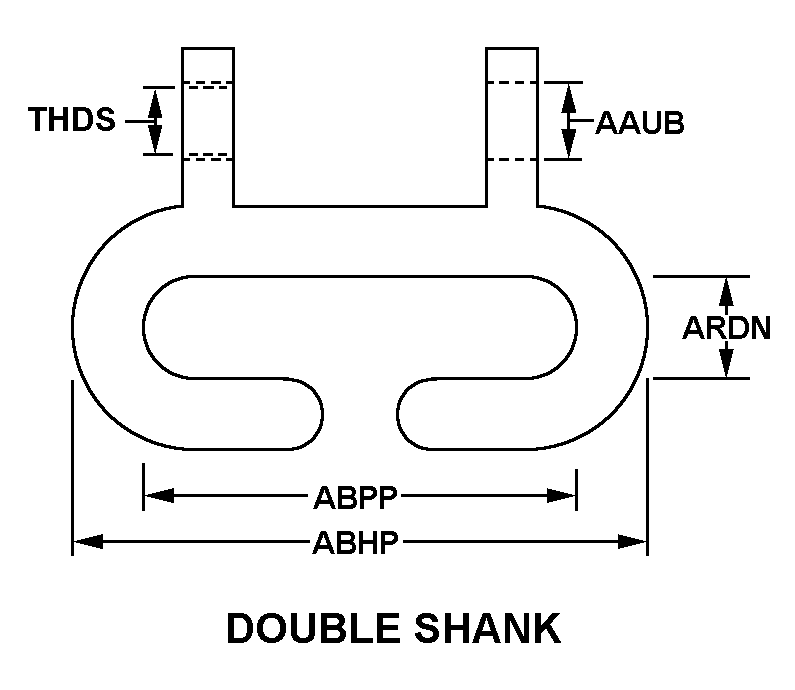 DOUBLE SHANK style nsn 1005-01-642-2301