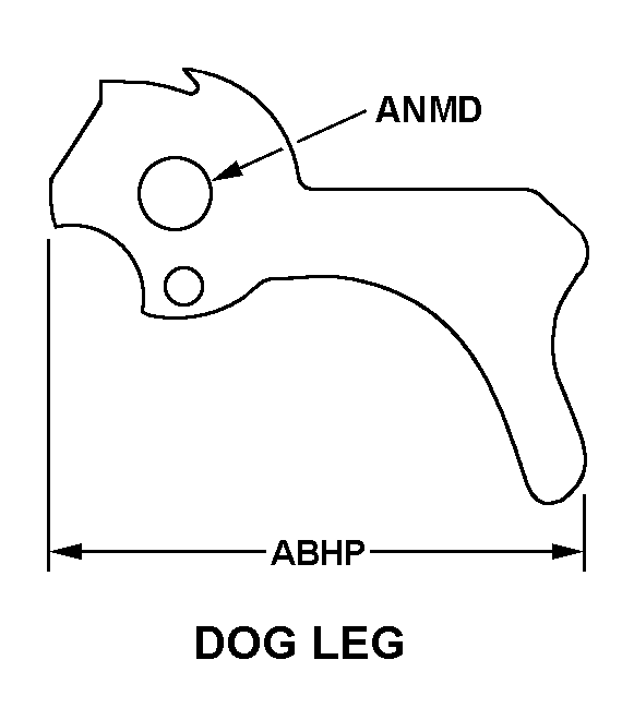 DOG LEG style nsn 1005-00-019-7935