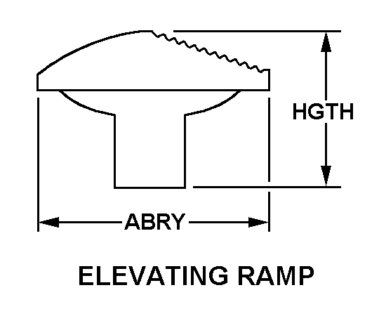 ELEVATING RAMP style nsn 1055-01-329-1773