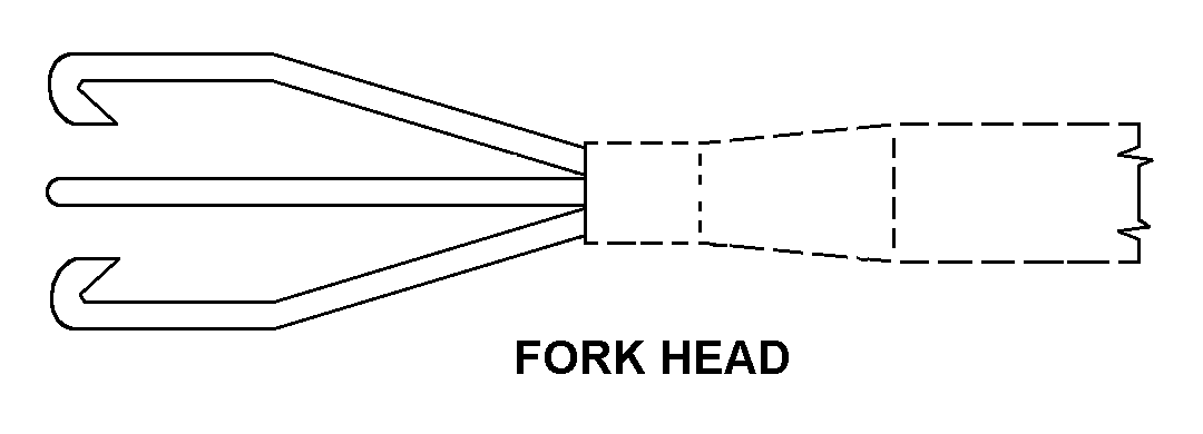 FORK HEAD style nsn 1015-00-557-0617