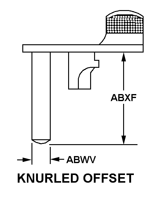 KNURLED OFFSET style nsn 1005-00-550-3840