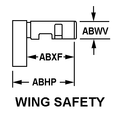 WING SAFETY style nsn 1015-00-066-2822