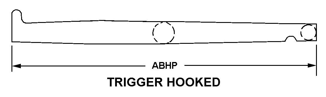 TRIGGER HOOKED style nsn 1015-00-723-7755