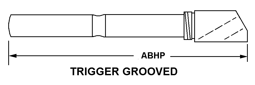 TRIGGER GROOVED style nsn 1015-00-722-9135