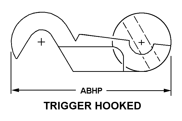 TRIGGER HOOKED style nsn 1015-00-300-5390
