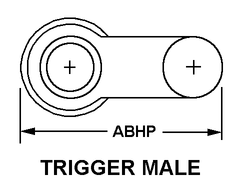 TRIGGER MALE style nsn 1015-00-723-0813