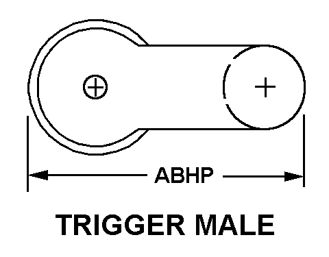 TRIGGER MALE style nsn 1015-00-723-0813