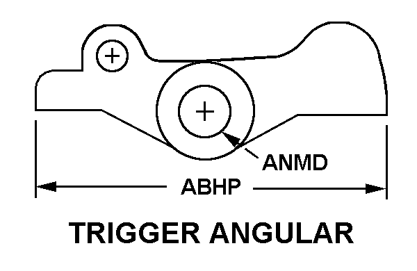 TRIGGER ANGULAR style nsn 1010-00-522-6431