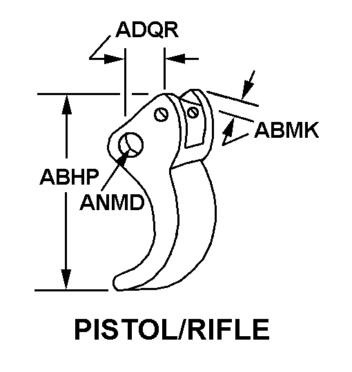 PISTOL/RIFLE style nsn 1005-01-204-4377