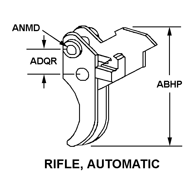 RIFLE, AUTOMATIC style nsn 1005-01-627-9810