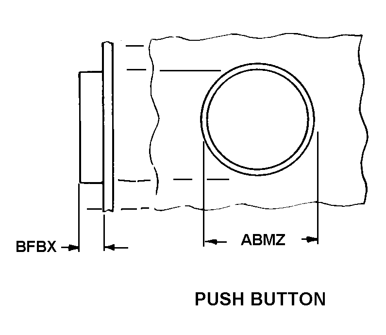 PUSH BUTTON style nsn 5975-00-999-4281