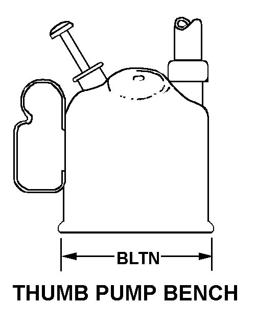 THUMB PUMP BENCH style nsn 4930-01-467-8080