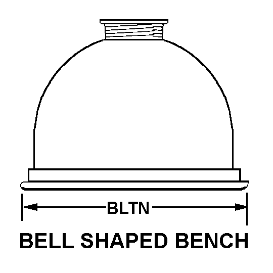 BELL SHAPED BENCH style nsn 4930-00-294-4284