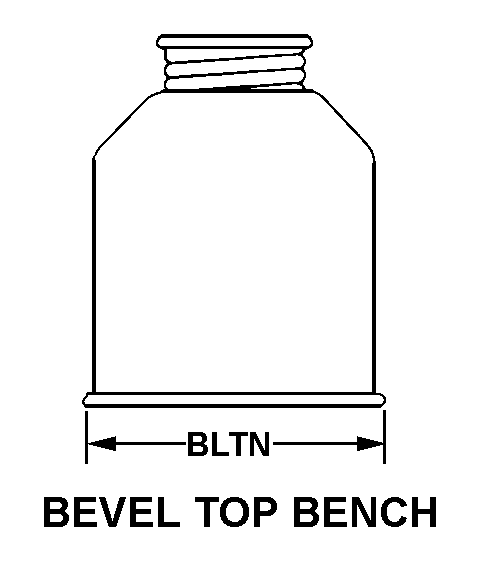 BEVEL TOP BENCH style nsn 4930-00-092-3912