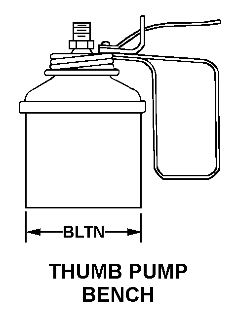 THUMB PUMP BENCH style nsn 4930-01-263-9734