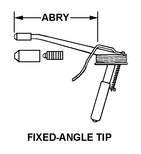 FIXED-ANGLE TIP style nsn 4930-01-131-3368