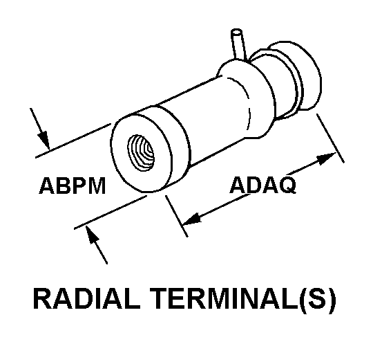 RADIAL TERMINAL(S) style nsn 5910-00-244-1615