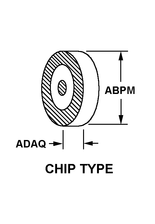 CHIP TYPE style nsn 5910-01-453-1707