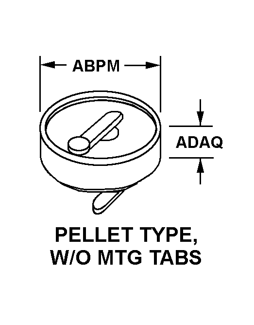 PELLET TYPE, W/O MTG TABS style nsn 5910-01-040-1234