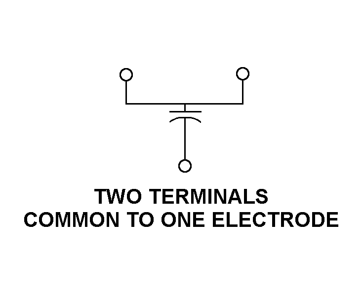 TWO TERMINALS COMMON TO ONE ELECTRODE style nsn 5910-01-310-5396