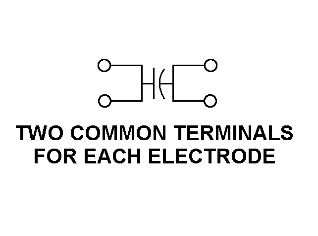 TWO COMMON TERMINALS FOR EACH ELECTRODE style nsn 5910-01-182-3256