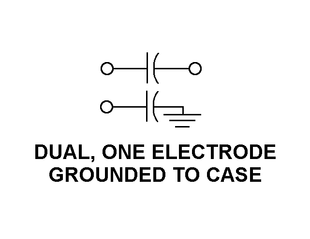 DUAL, ONE ELECTRODE GROUNDED TO CASE style nsn 5910-01-411-9704