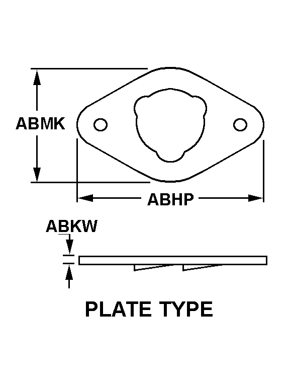 PLATE TYPE style nsn 5935-01-193-7327