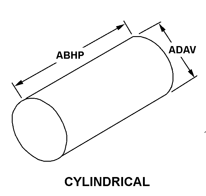 CYLINDRICAL style nsn 5960-00-538-2632