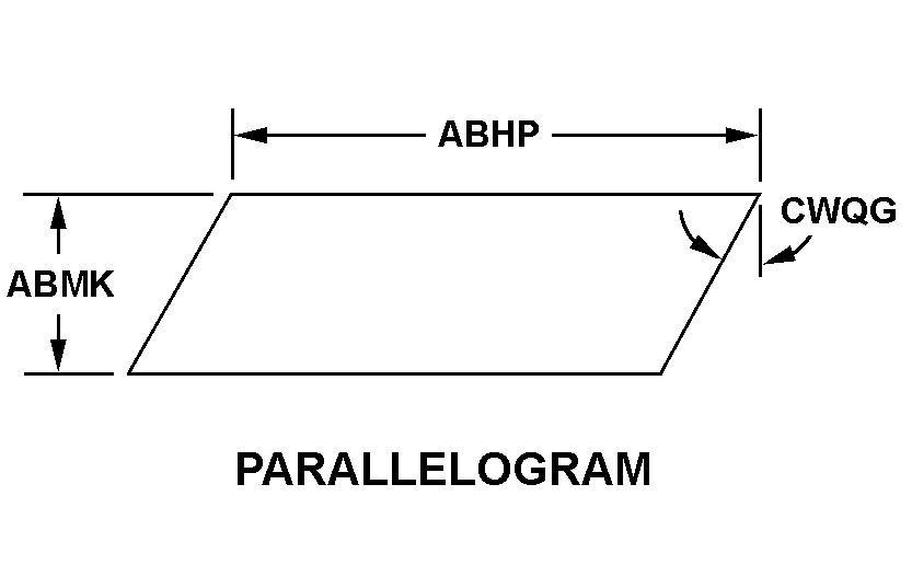 PARALLELOGRAM style nsn 5365-01-408-9571