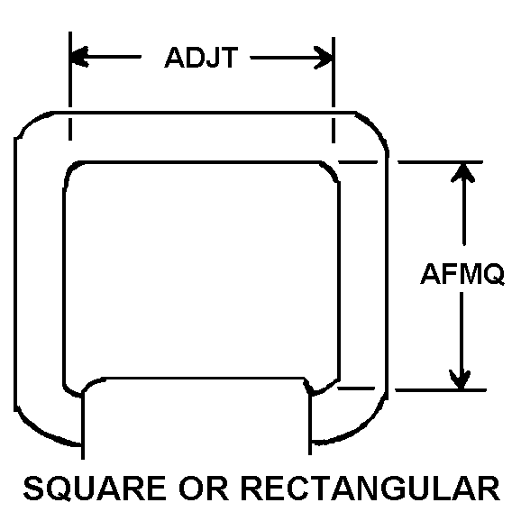 SQUARE OR RECTANGULAR style nsn 1670-01-195-4743