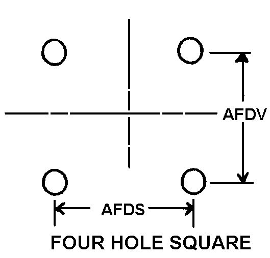 FOUR HOLE SQUARE style nsn 1670-01-340-9315