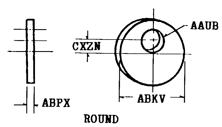 ROUND style nsn 5340-01-415-6129