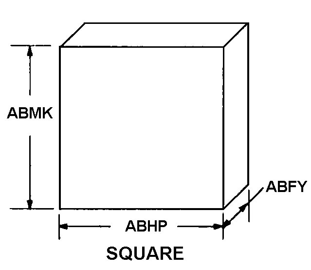 SQUARE style nsn 5985-01-198-1916