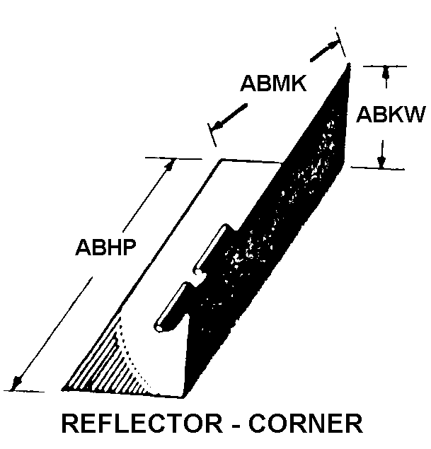 REFLECTOR-CORNER style nsn 5985-00-382-2781