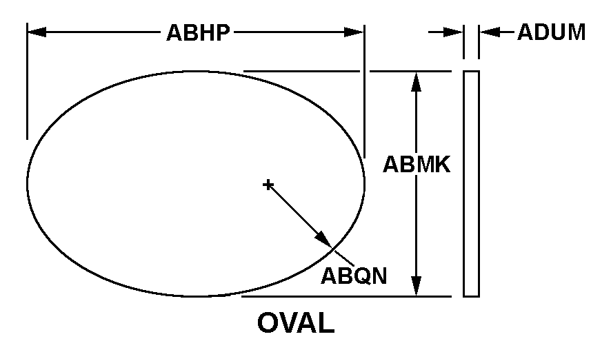 OVAL style nsn 9330-01-321-5796