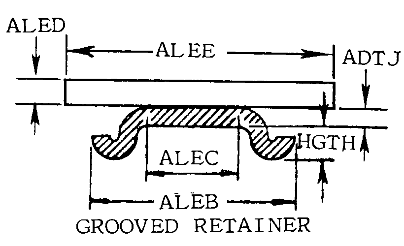 GROOVED RETAINER style nsn 5342-00-408-1666