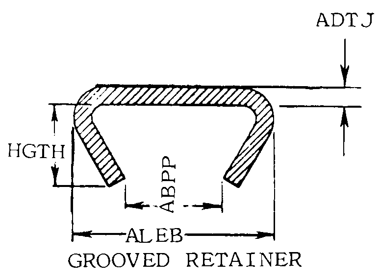 GROOVED RETAINER style nsn 5342-00-004-7796