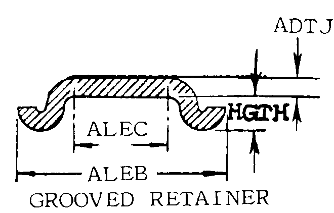 GROOVED RETAINER style nsn 5342-01-418-1015