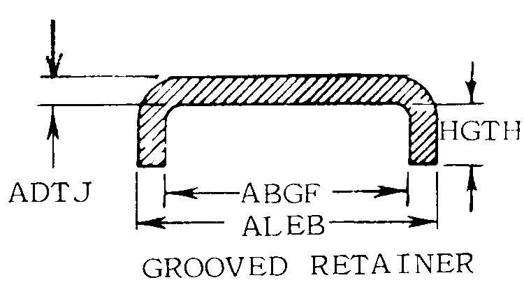 GROOVED RETAINER style nsn 5342-00-597-8706