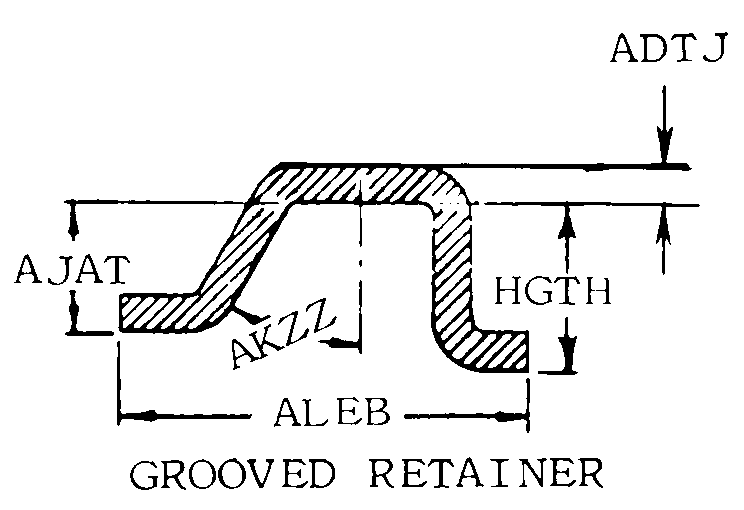 GROOVED RETAINER style nsn 5342-00-597-8706