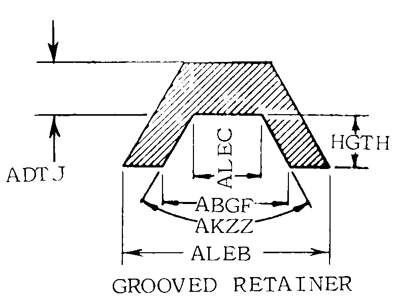 GROOVED RETAINER style nsn 5342-00-597-8706