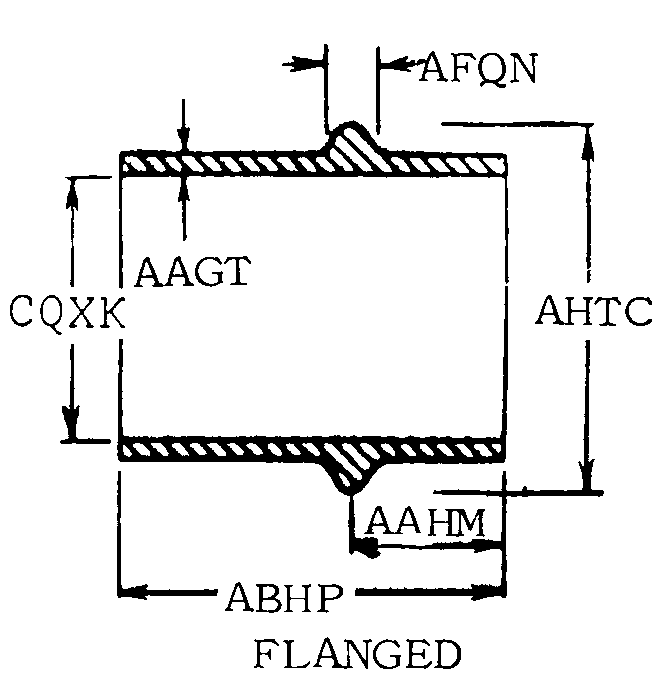 FLANGED style nsn 5340-01-633-1308