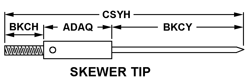 SKEWER TIP style nsn 6685-01-475-6641