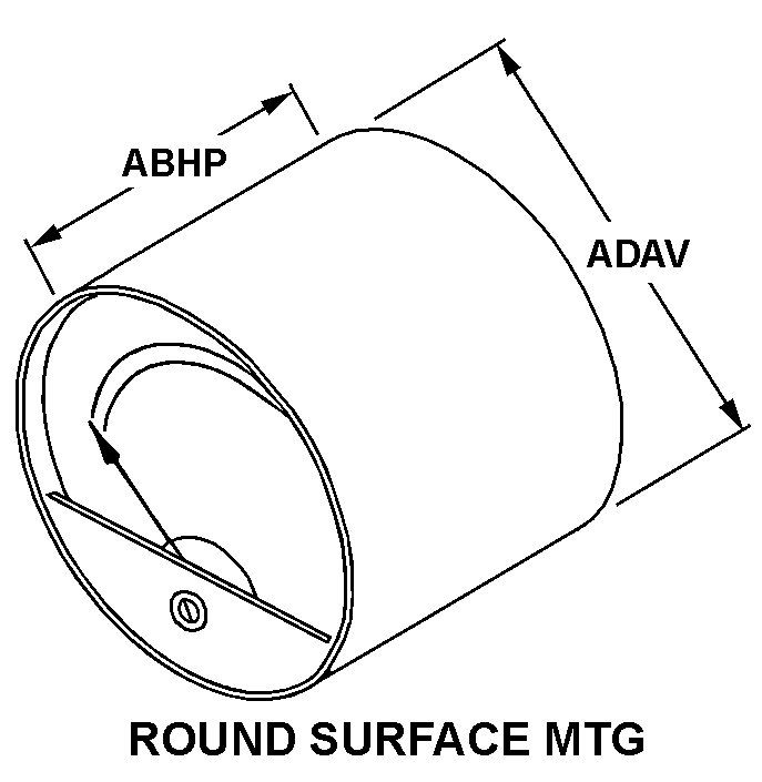 ROUND SURFACE MTG style nsn 6625-00-948-1685