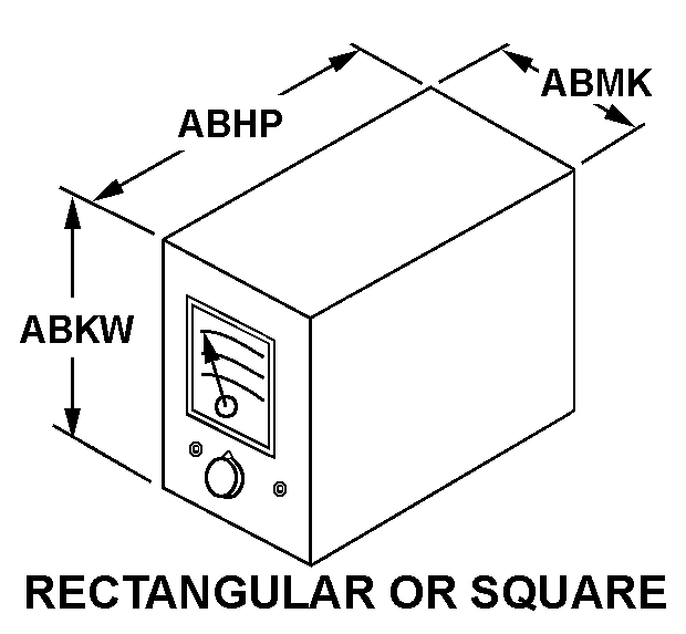 RECTANGULAR OR SQUARE style nsn 6625-00-329-3036
