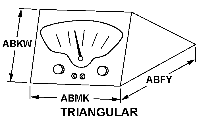 TRIANGULAR style nsn 6625-01-316-6447