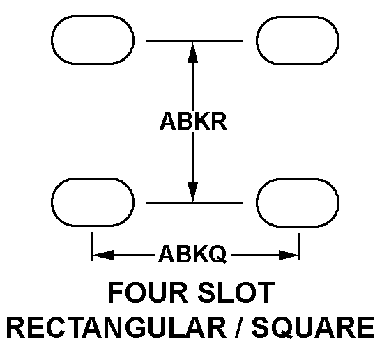 FOUR SLOT RECTANGULAR/SQUARE style nsn 6625-00-116-3923